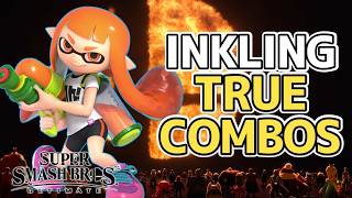 【Smash bros.ultimate】Inkling Combos smash 【Input Command Guide】