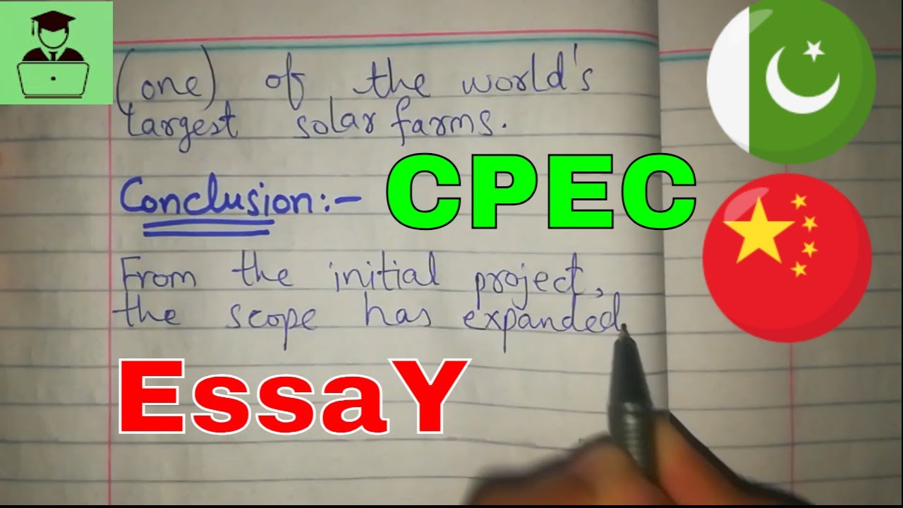 essay on cpec in english with outline