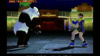 TEKKEN 3 Kuma & Panda - secret moves, rare custom combos