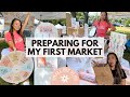 How to prepare for markets tips  craft vendor ideas  vlogging my first popup event