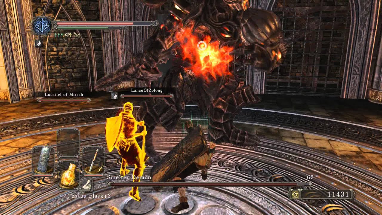 Dark Souls 2 Guide 39 Iron Keep (Smelter Demon Boss) YouTube