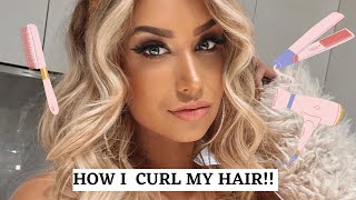 HOW I  CURL MY HAIR EVERYDAY!