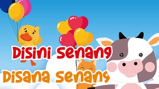 Disini Senang Disana Senang | Lagu Anak Anak Indonesia | Lagu Anak Anak  terbaru 2023