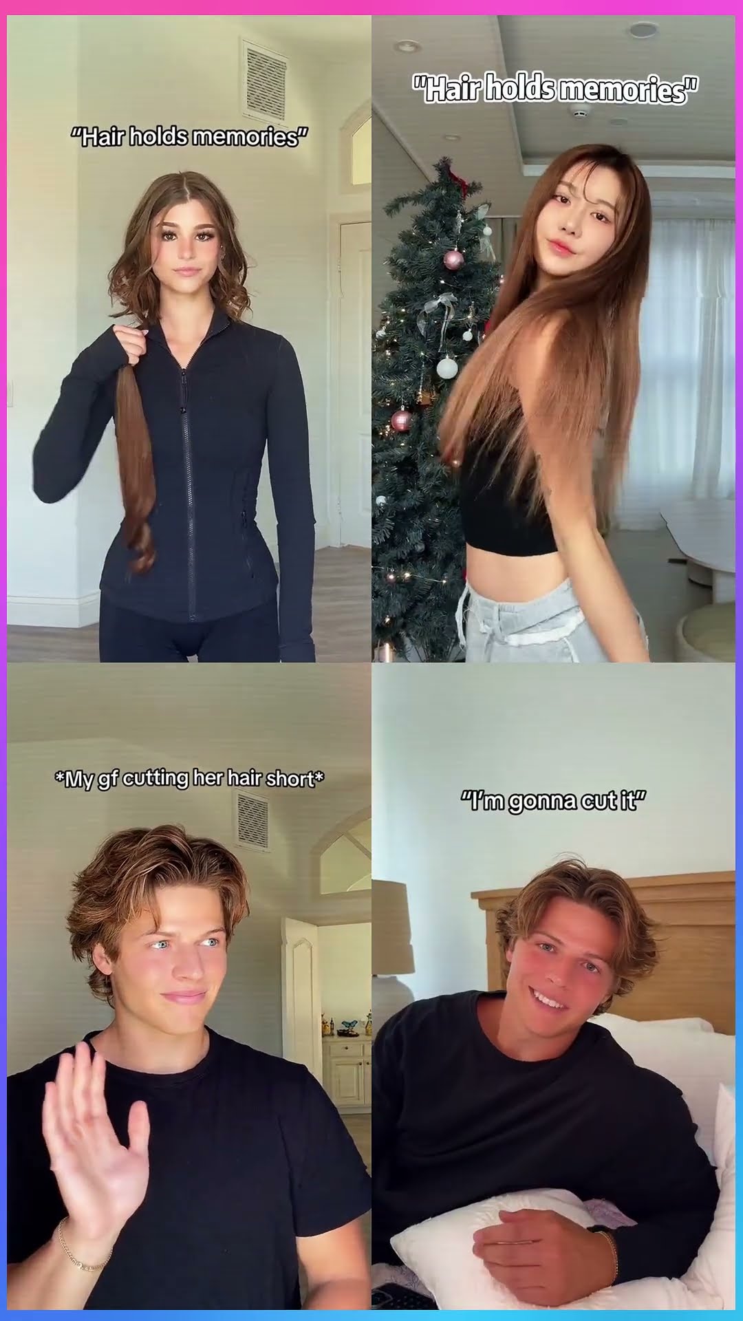 Hair Holds Memories - Brooke x Sia x Sam #shorts #dance #tiktok #hair #memories