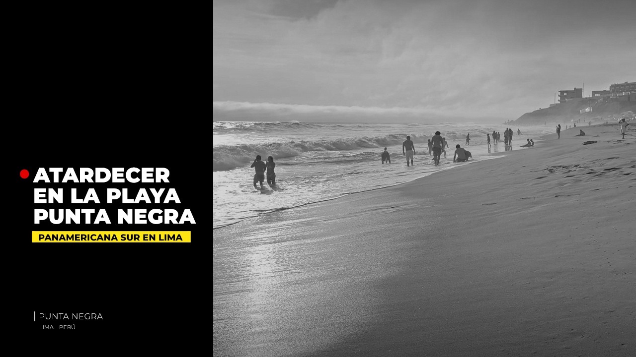 Atardecer en la Playa Punta Negra: Un espectáculo frente al mar