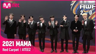 [2021 MAMA] Red Carpet with ATEEZ | Mnet 211211 방송