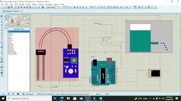 smart farm irrigation system simulation with arduino in proteus