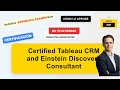Certificado Consultor de Tableau CRM y Einstein Discovery Preguntas y Respuestas del Examen Real |