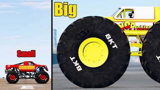 Monster Truck: Big vs Small  #2 - Beamng drive