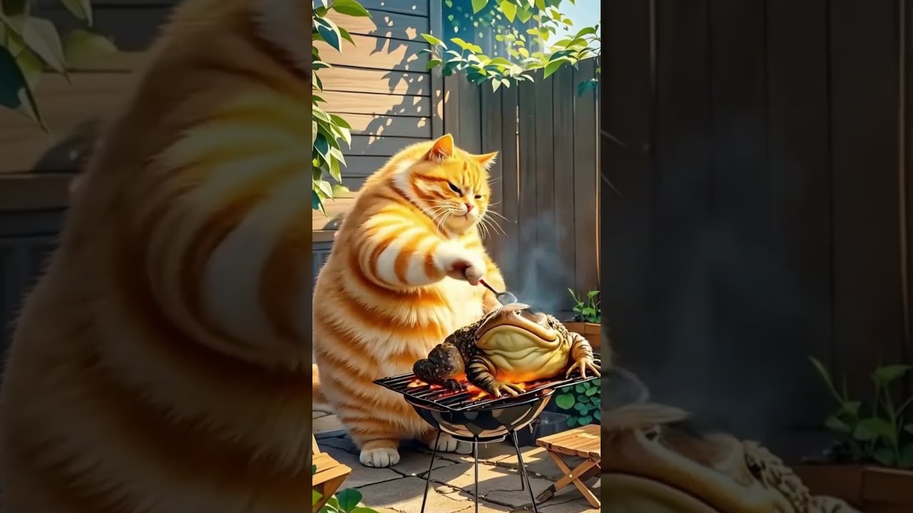 "Meet the AI Cat Chef who cooks better than humans 😺🔥🍳"