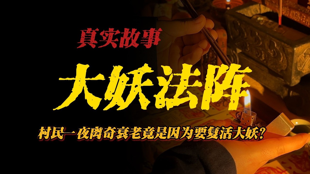 【真實事件】大妖法陣:村民一夜離奇衰老竟是因為要復活大妖?【殺豬刀詭實錄】聽書|有聲書|恐怖故事|睡前故事