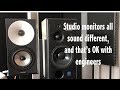 Are studio monitors more accurate than audiophile speakers