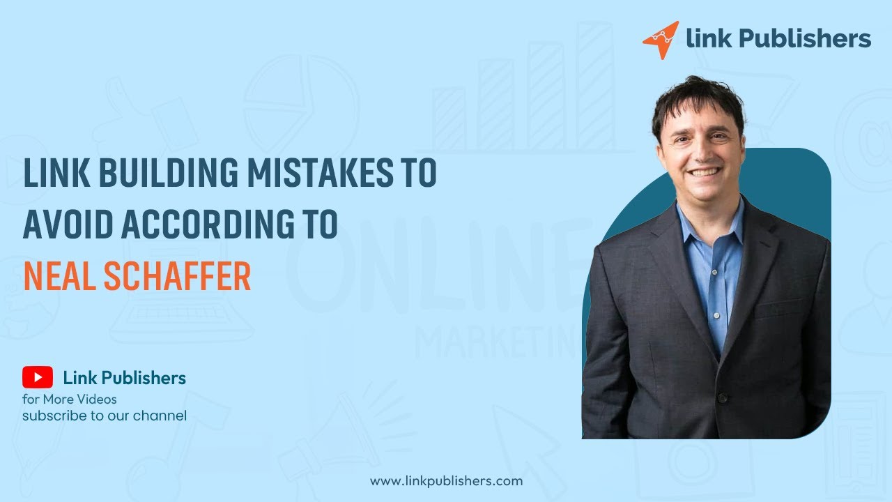 Link Building Mistakes to avoid According to Neal Schaffer - YouTube