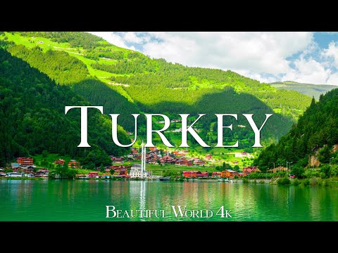 Turkey 4K Black Sea Woodlands And Waterfalls Flowing Through Quiet Valleys Stress Relief Music