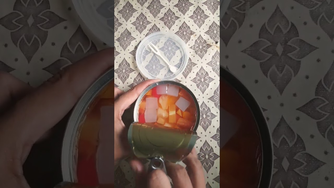 mix fruits cocktail || mix fruit cocktail eating asmr||🍸