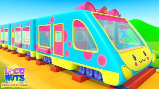 Canzone del Treno Ritmo Ferroviari + Di Più Filastrocche Animate per Bambini