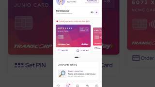 junio prepaid card order only rs1 for under 23years of age | #junio #card