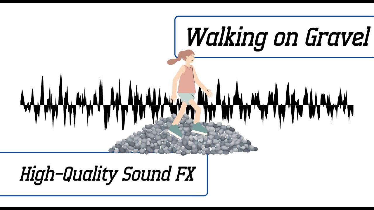 Walking on Gravel Sound Effect HighQuality Sound FX YouTube