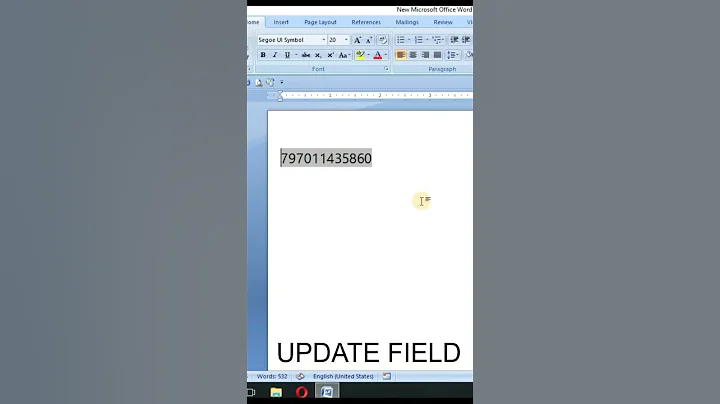 Calculation in MS Word #computerthecourse #msword #shorts