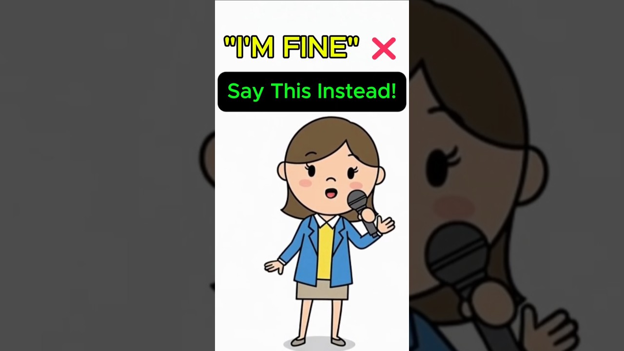 Stop Saying "I'm Fine" - Sound Actually Natural! | Modern English Phrases 2026 
