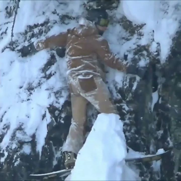 Snowboarder Cliffed Out @ Whistler