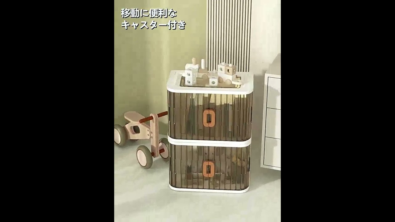 組み立て1分で超簡単！耐荷重80Kg！ 小物の整理にもう困らない