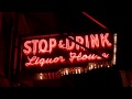 Stop and drink great neon sign on clark st