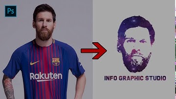 Galaxy Logo Design from face || Photoshop Tutorial