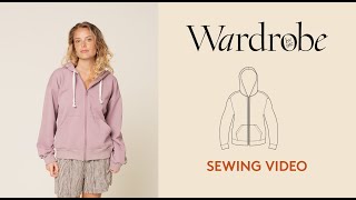 How to sew a zipper hoodie| Sewing Tutorial | Wardrobe By Me