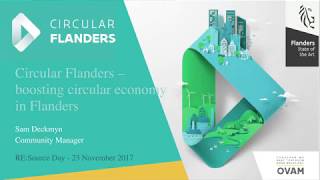 Circular Flanders - boosting circular economy in Flander