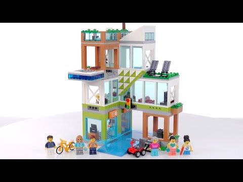 YouTube thumbnail: LEGO City Apartment Building 60365 independent review! Modular system is an ongoing win