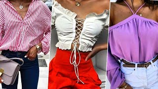Blusas de moda para dama 2021 Clearance