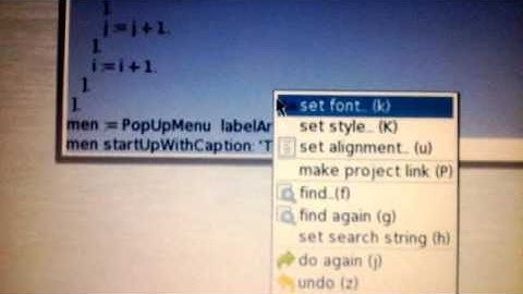 Squeak/ Smalltalk Program to simplify fractions.