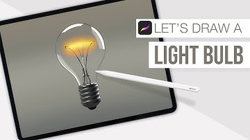 How to Draw a Realistic Lightbulb in Procreate