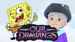 Spongebob Reference in Our Drawings Movie (Reupload)