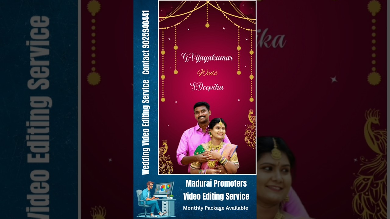Wedding invitation Video Editing | Low price | 