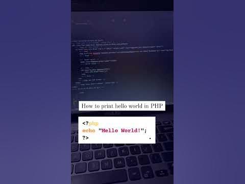 how to print hello world in php #php #coding #shorts #ff ff - YouTube