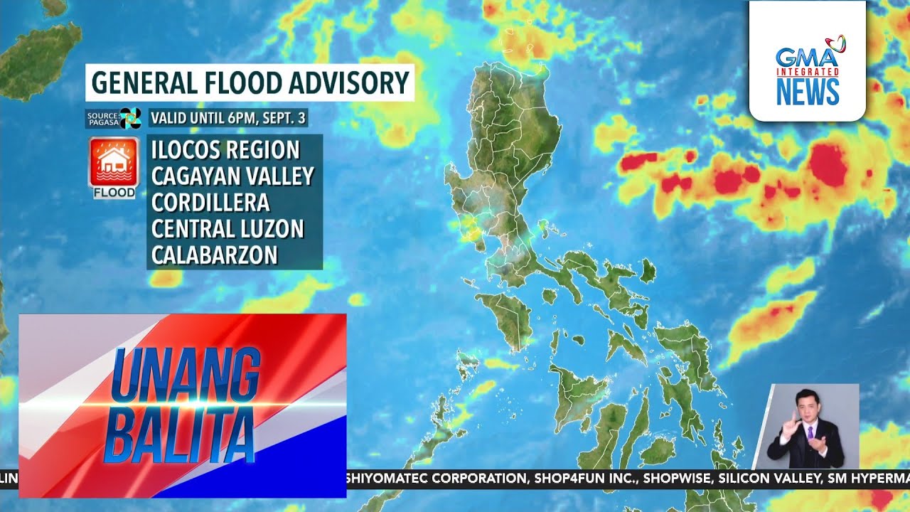 Weather update as of 7:27 AM (September 3, 2025) | Unang Balita
