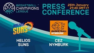 Helios Suns v CEZ Nymburk - Press Conference