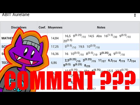 COMMENT MODIFIER SES NOTES D'ECOLE ?!?!?!? (vidéo incroyable)(cliquez)