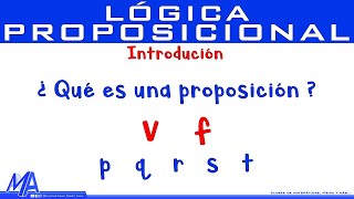 Lógica proposicional | Introducción