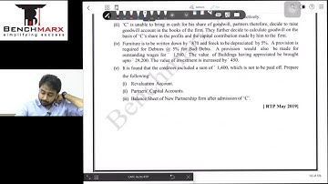 CA Foundation Accounts - Solved RTP Compilation series - Partnership