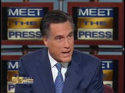 Mitt Romney on Meet the Press vs. Jennifer Granholm