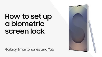 Set up a Biometric security lock on your Samsung Galaxy phone or tablet | Samsung US