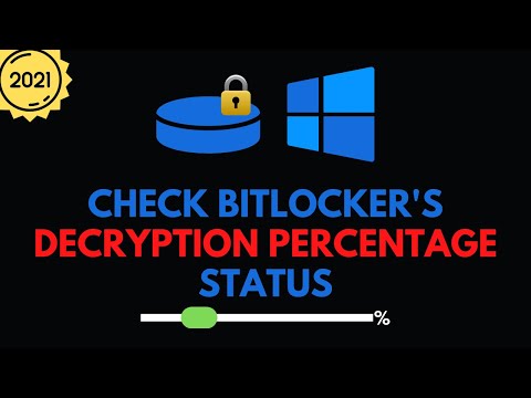 Check BitLocker's Decryption
