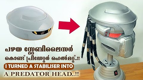HOW TO MAKE A PREDATOR HELMET FROM SCRAP | EASY DIY