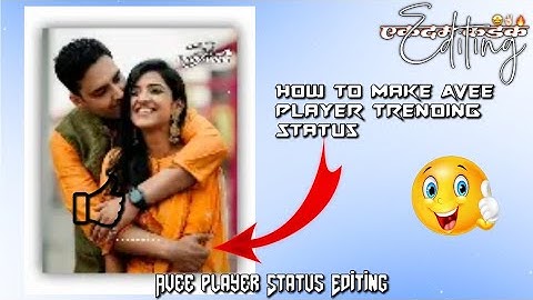 How To Make Trending Whatsapp Status Video | Avee Player Video Editing 2021 | Feel The Music Status