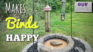 How to Build a Bird Sanctuary  Bird Bath  OurHouse Channel