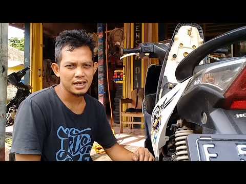 cara pasang busi honda beat. 