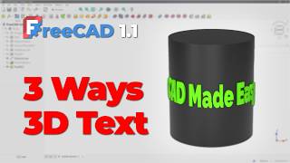 Famous 3 Easy Ways to Create 3D Text in FreeCAD – Flat & Curved Surfaces! Net Worth